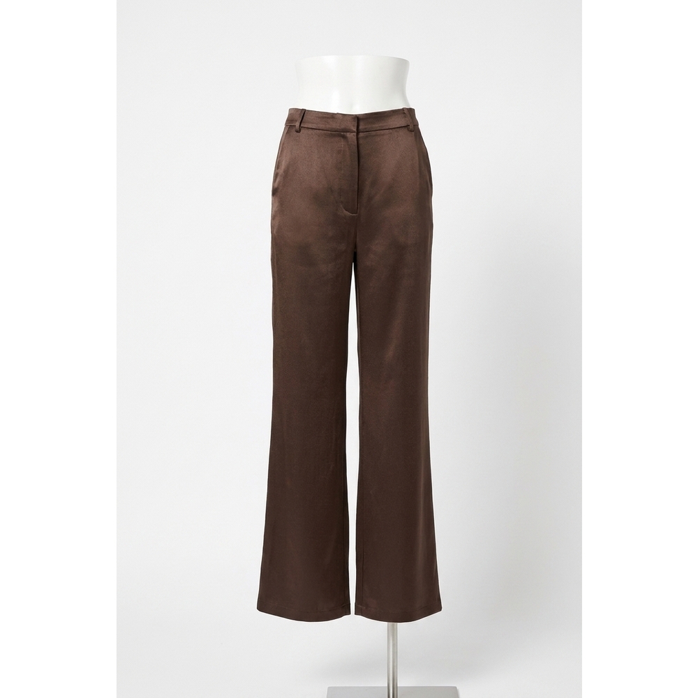 NEW NONCHALANT LABEL pauline straight leg pant in chocolate